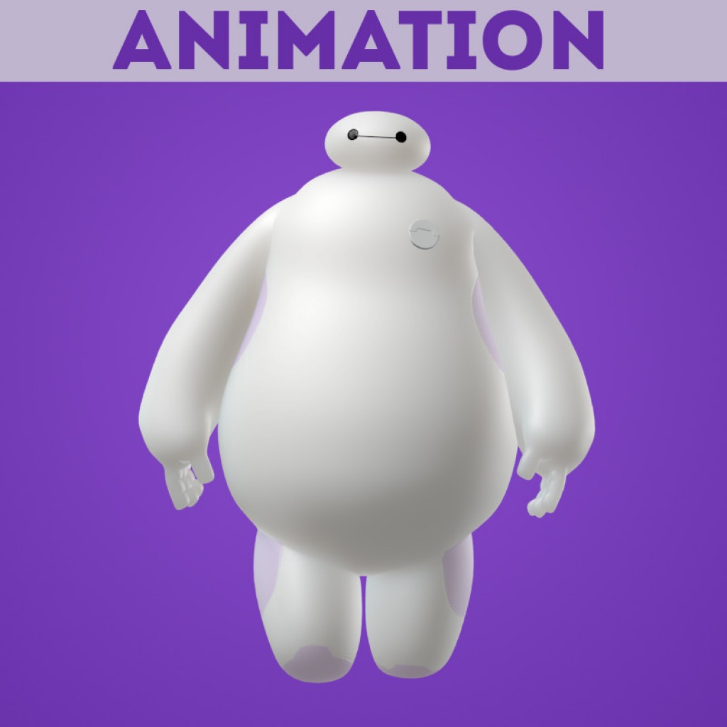Baymax Walk Cycle Animation preview image 1